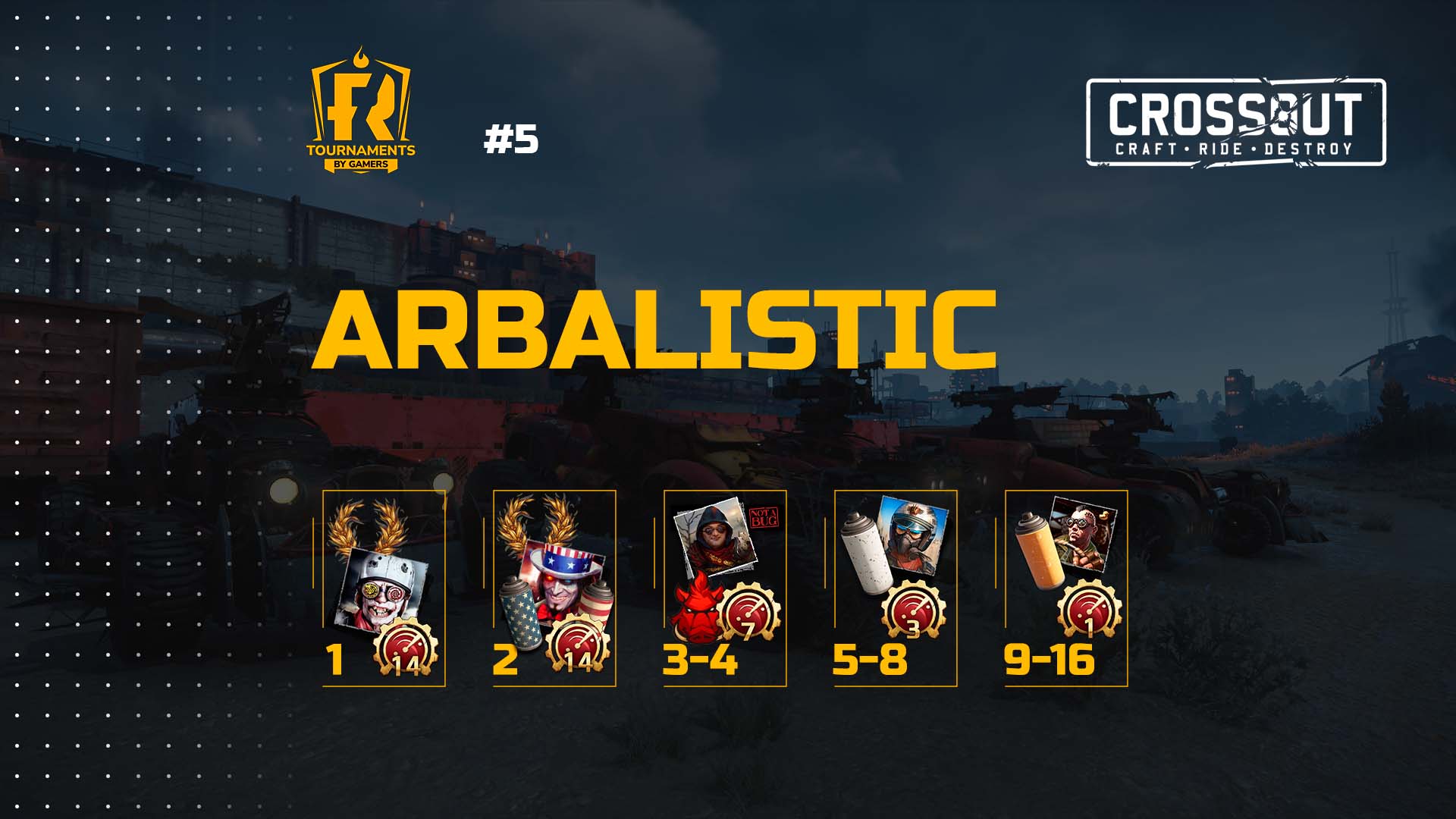 [PC] “Arbalistic 5: 2v2” happening this Saturday!